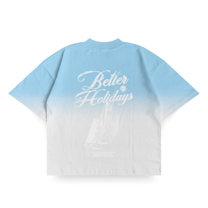 Sky Blue - Polo Boxy Fit