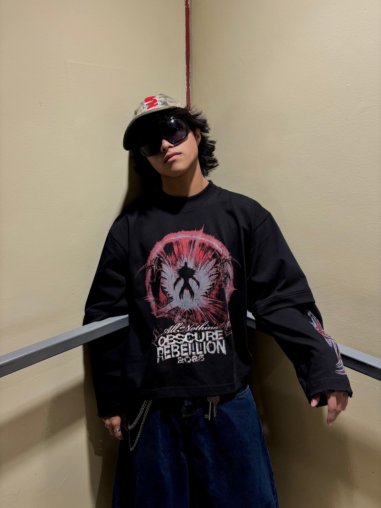 UNDERWORLD - Polo Manga Larga Boxy Fit