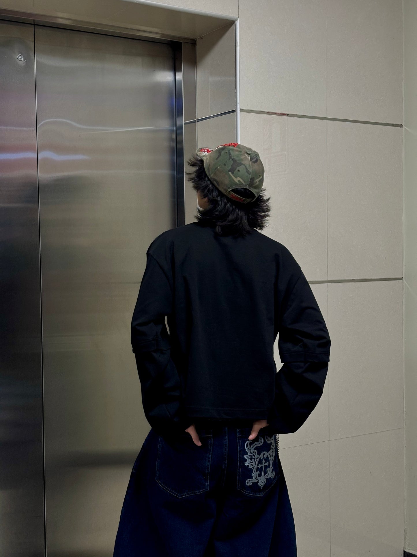 UNDERWORLD - Polo Manga Larga Boxy Fit