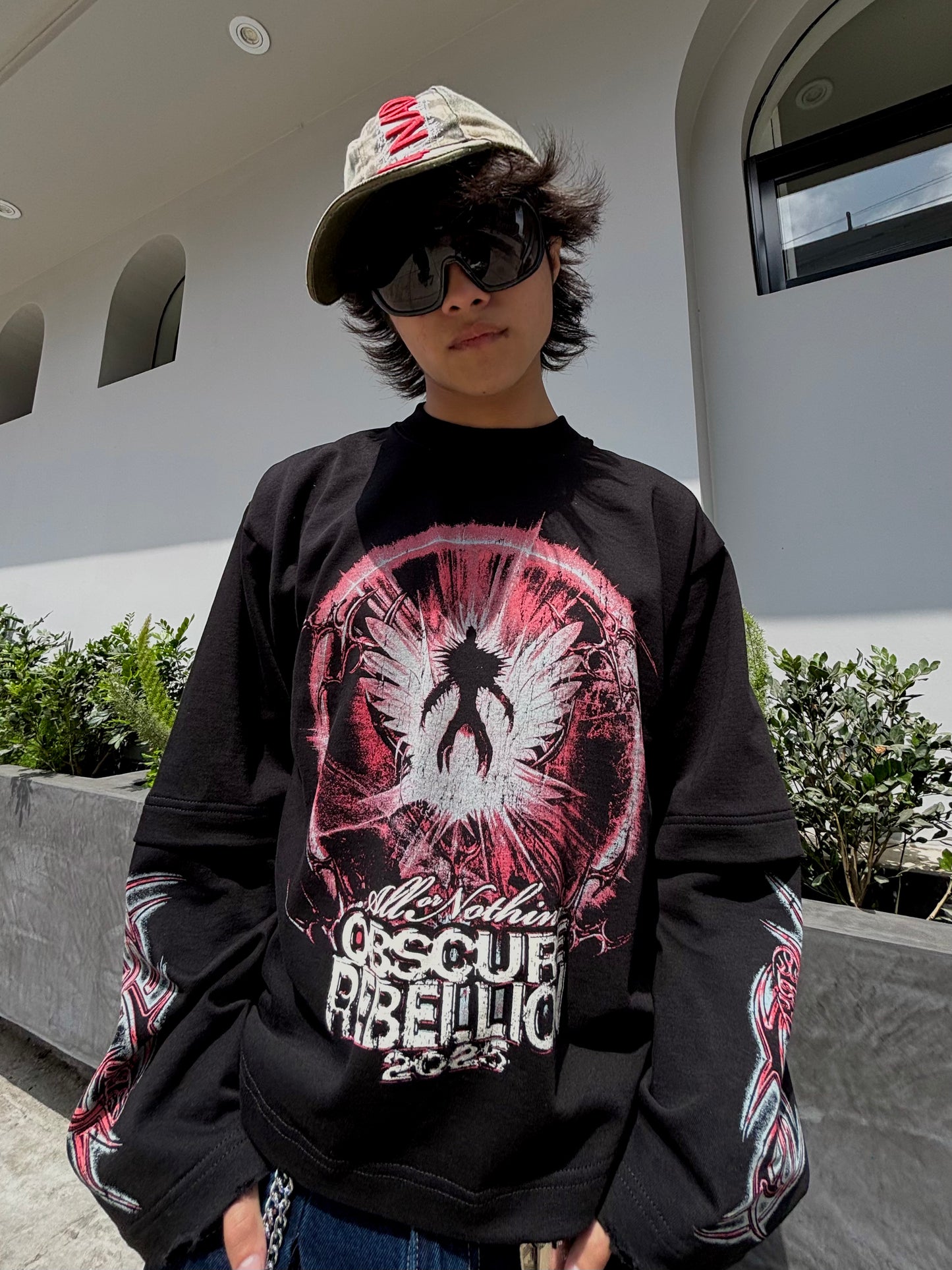 UNDERWORLD - Polo Manga Larga Boxy Fit