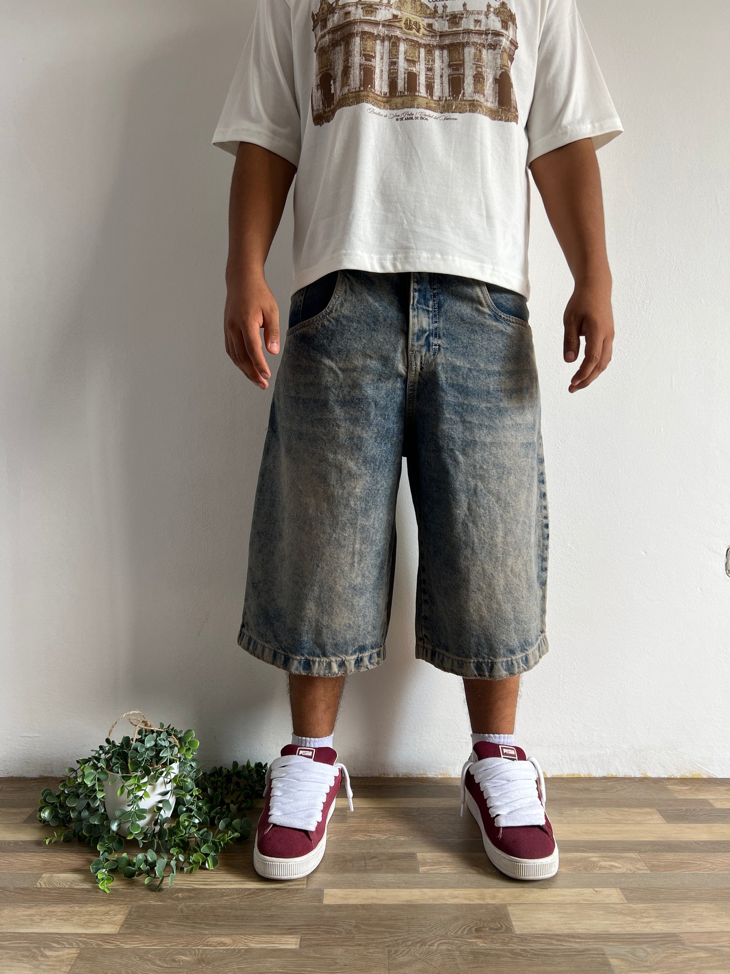 DIRTY BLUE - BAGGY JORT
