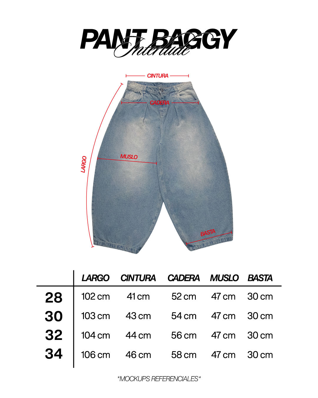 THE OMEGA BAGGY JEAN - SKY