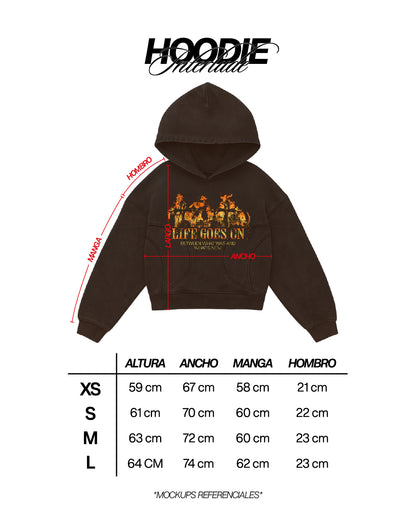 BURNED HOODIE - BOXY FIT