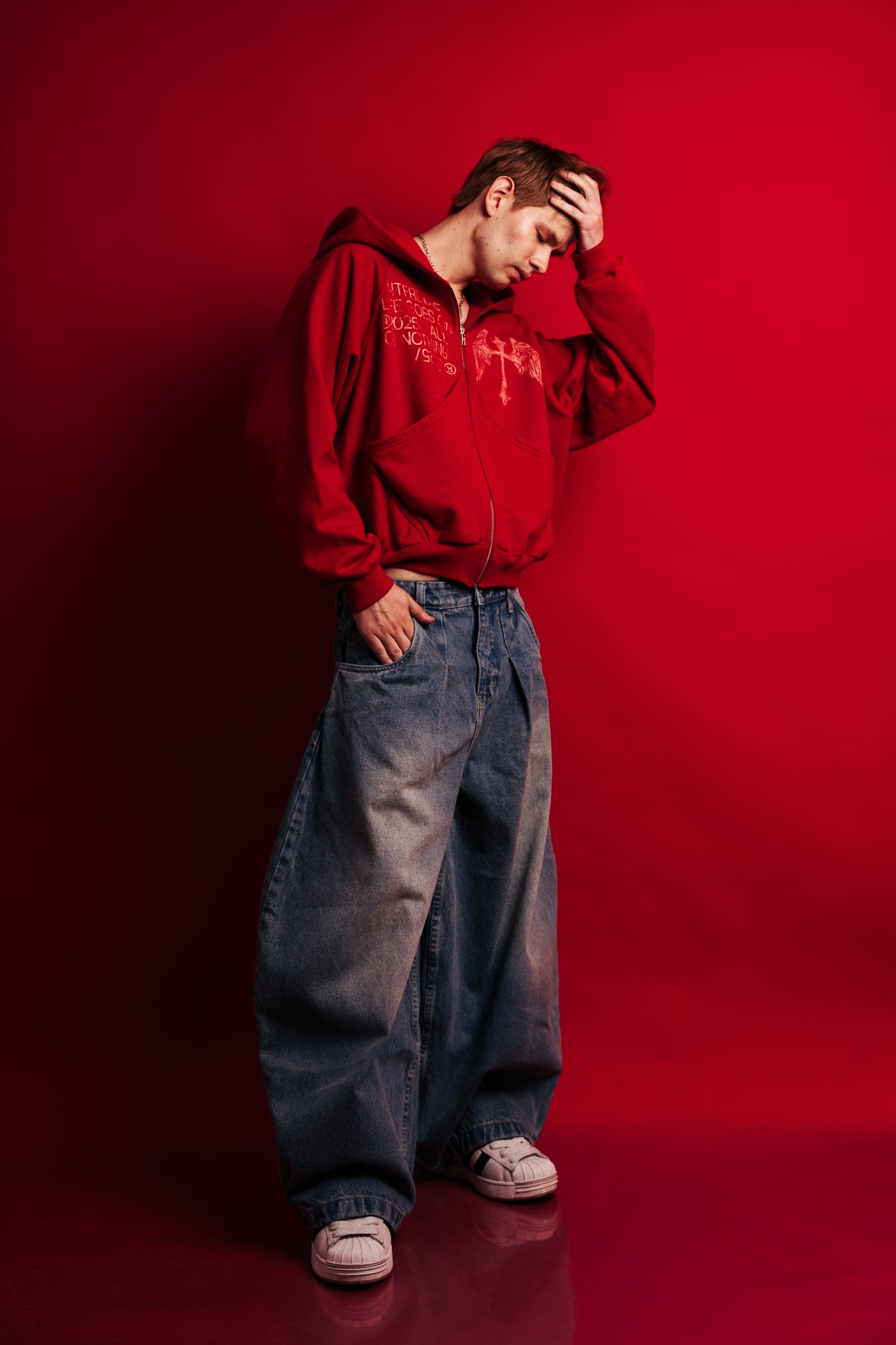 THE OMEGA BAGGY JEAN - SKY