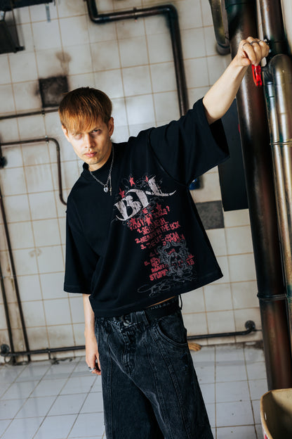 POLO BOXY FIT - OVERLOAD BLACK
