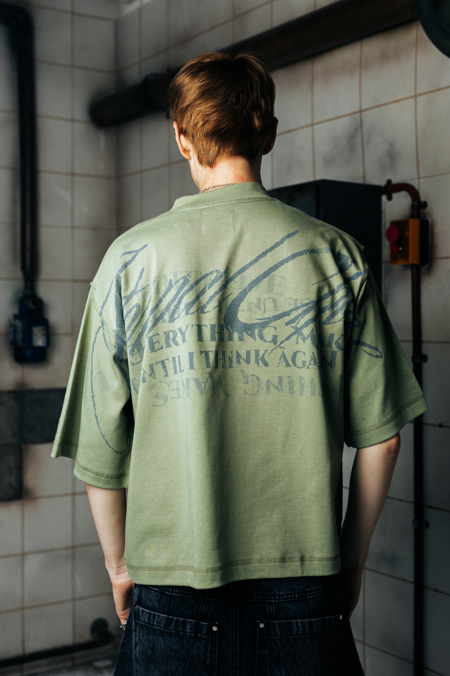 POLO BOXY FIT - OBSESSION GREEN