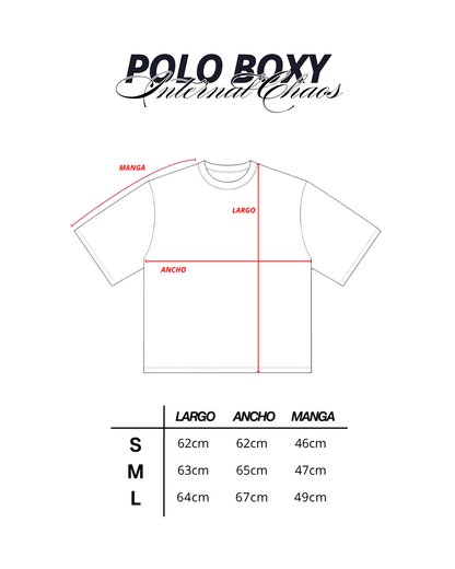 POLO BOXY FIT - OBSESSION GREEN