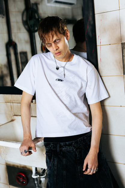 POLO SLIM BOXY FIT - CHAOS WHITE