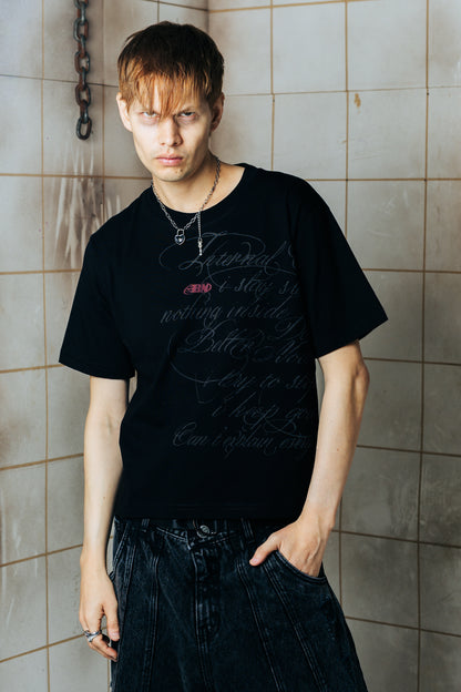 POLO SLIM BOXY FIT - CHAOS BLACK