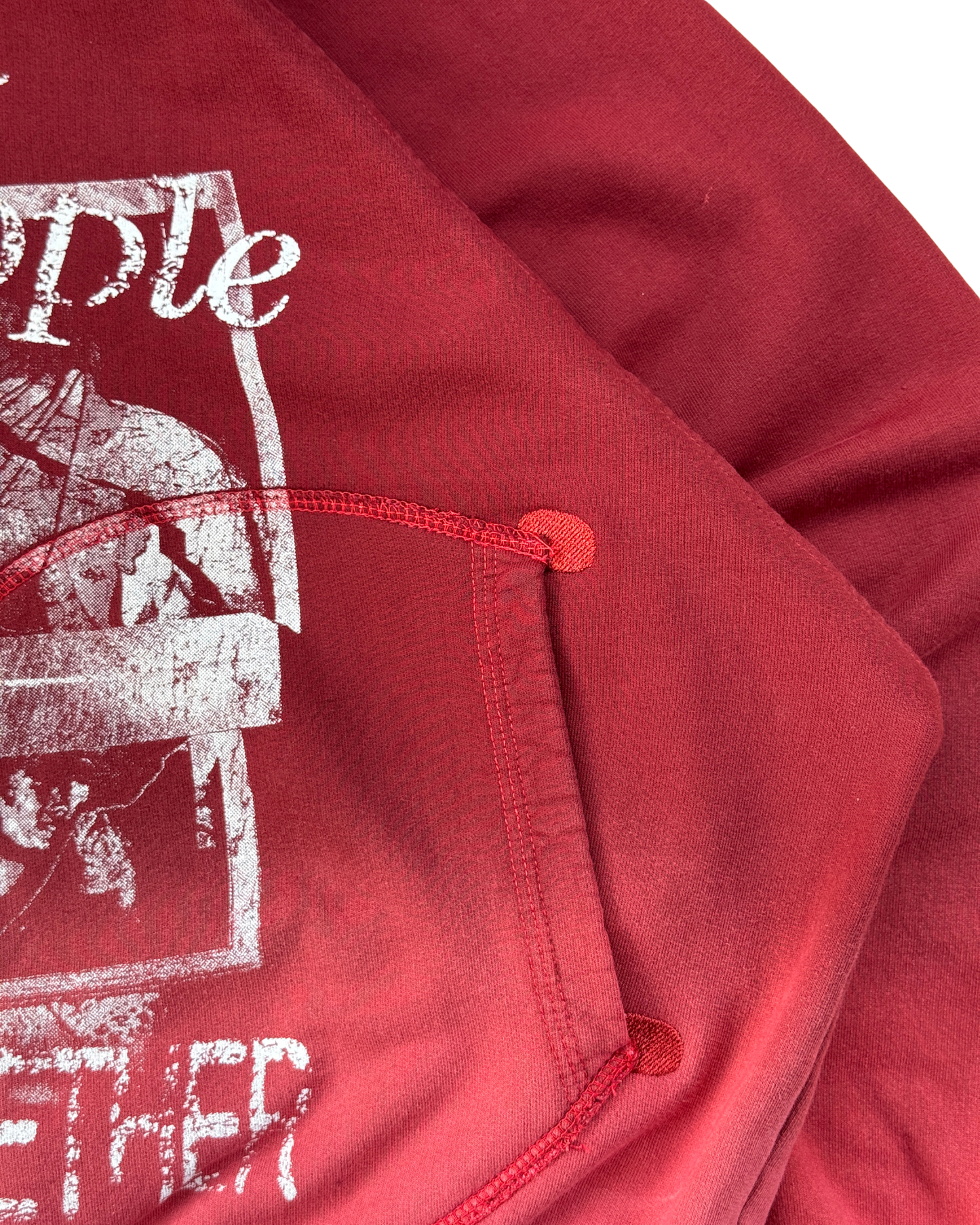 FUCK LOVE RED - ZIP HOODIE